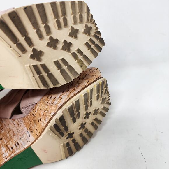 Lisa for Donald J. Pliner Platform Wedge Sameh Leather Back Zip Women Mauve 8.5M - Picture 13 of 15